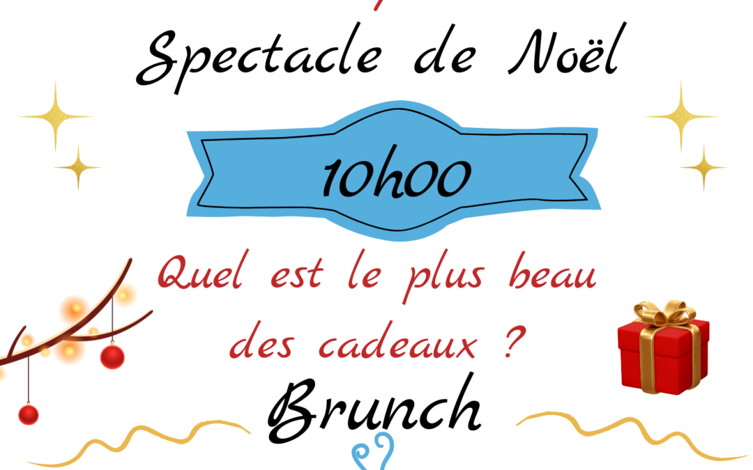 Culte et Brunch de Noël avec spectacle de Noël à l'église évangélique ADD de Vichy