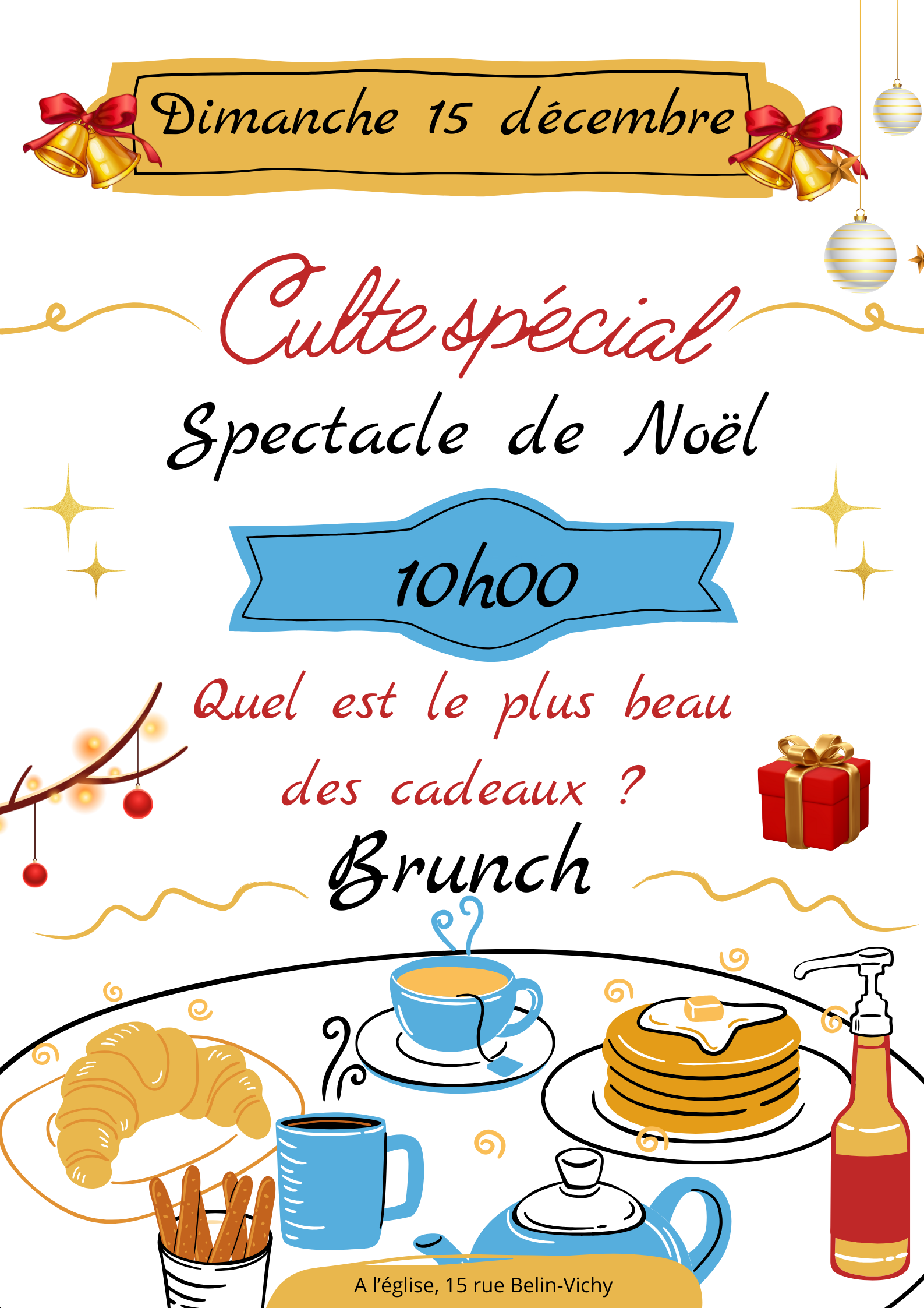 Culte de Noël et Brunch