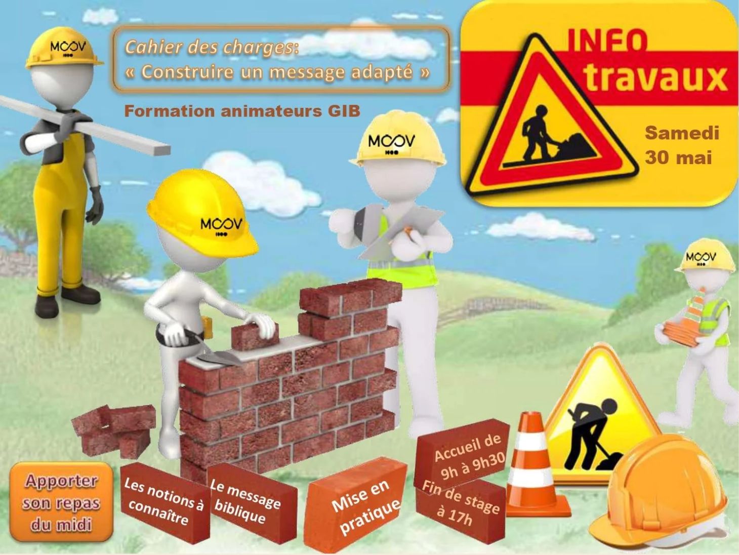 Formation pour les moniteurs des groupes bibliques pour enfants (GIB)