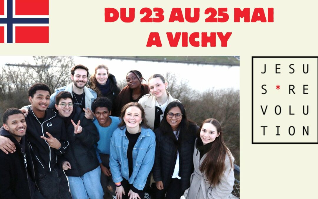 Les jeunes de Jesus Revolution de Norvège à Vichy