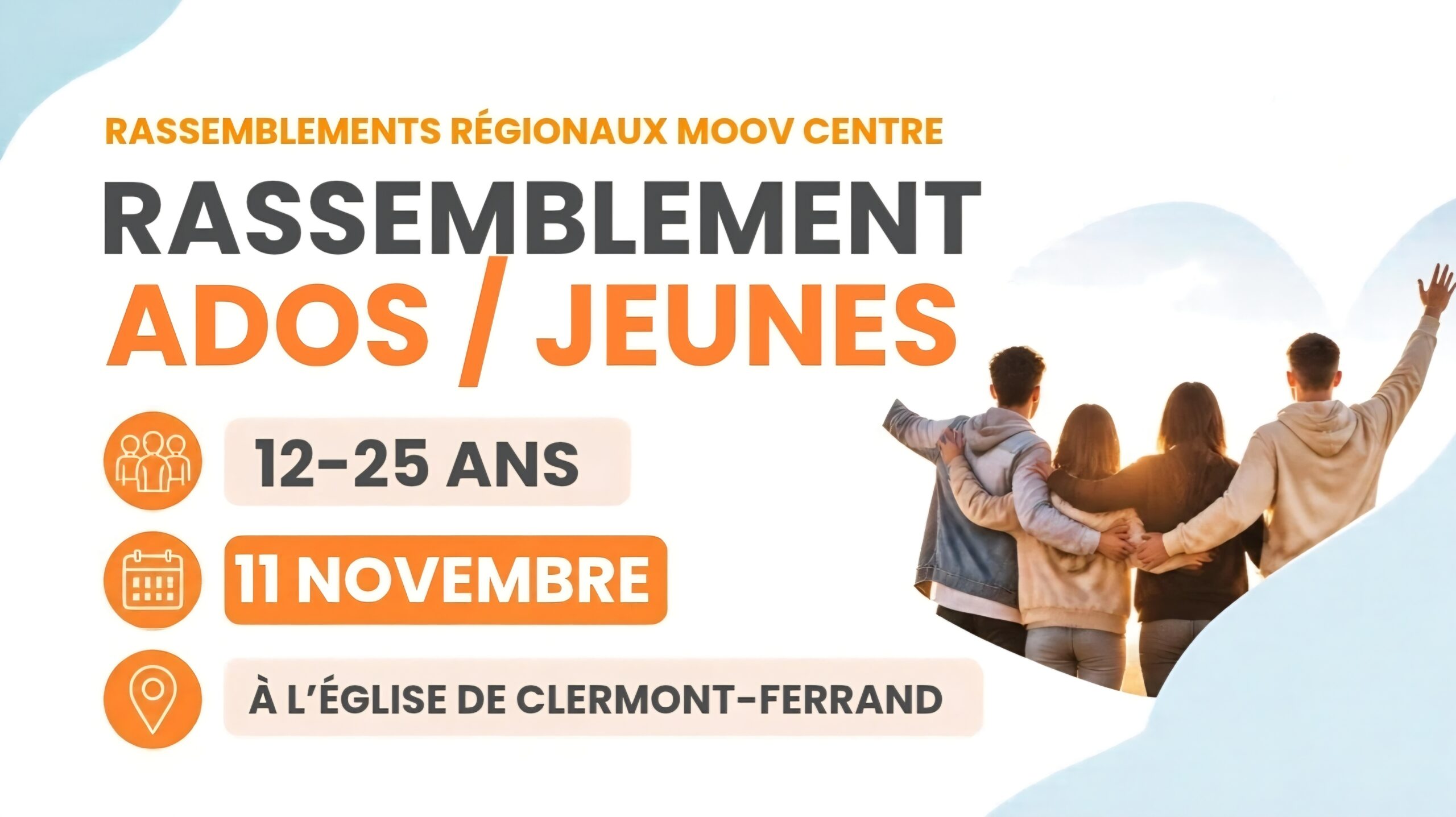 Rassemblement régional ados/jeunes Moov à Clermont-Ferrand